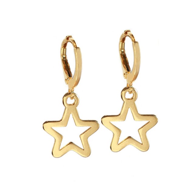 Stars oorbellen (goud)