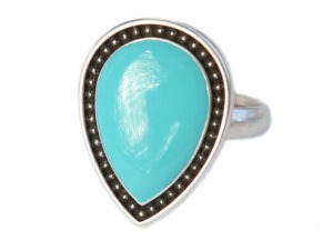 Versailles turquoise silver ring