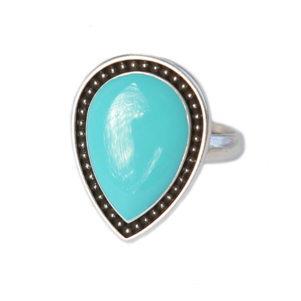 Versailles turquoise silver ring